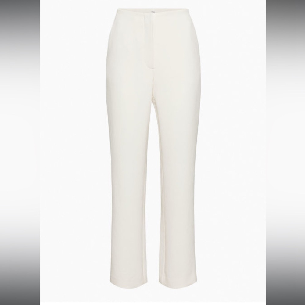 ARITZIA Wilfred Sonata Pant 00 Light Birch High Waisted Dress Pant